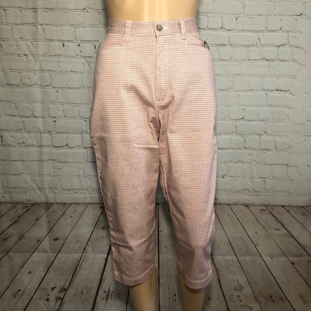 NEW LEE Plaid capri pants